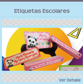 Pack- Etiquetas Escolares