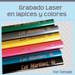 Grabado en lapices $3.00-$4.00 (minímo 24 pzas)