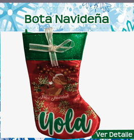 Bota Navideña $37.00