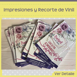 Impresiones y recorte de Vinil