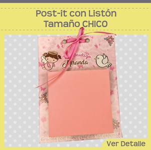 Post-it con listón, tamaño Chico $17.00
